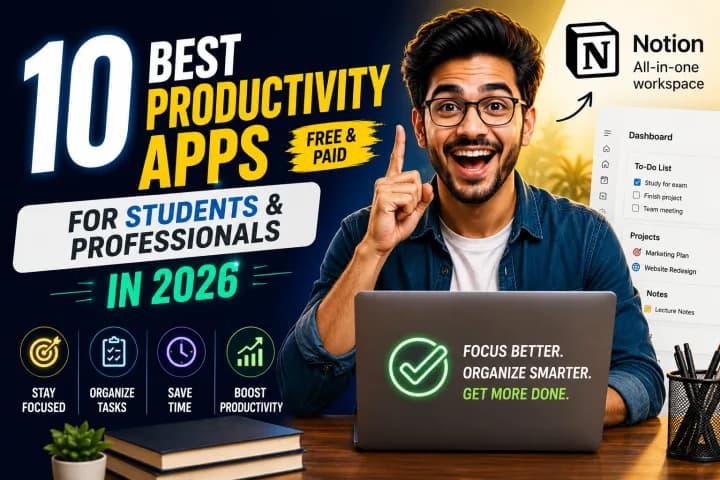 Top productivity apps for students and professionals